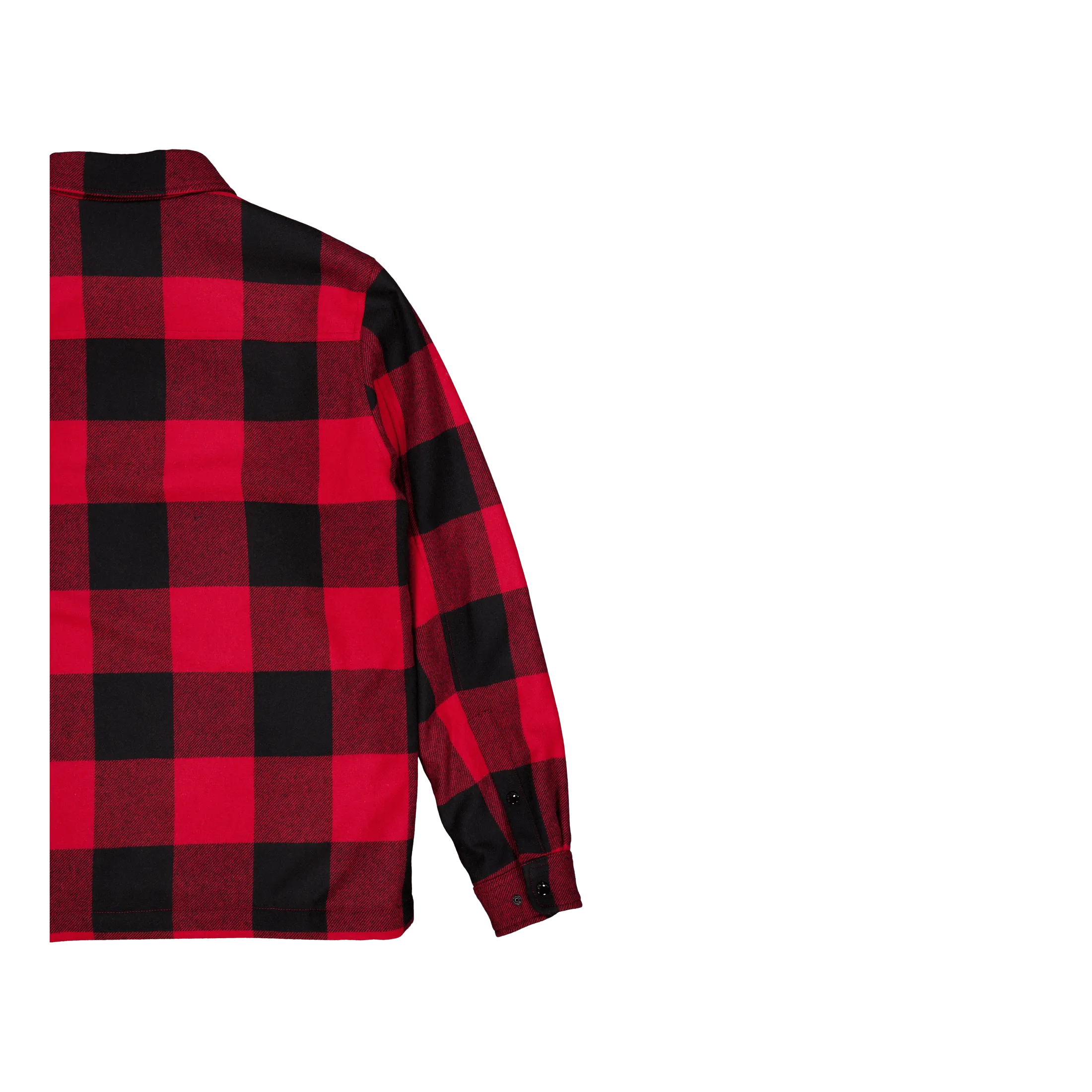 Alaskan Wool Check Overshirt Red Buffalo