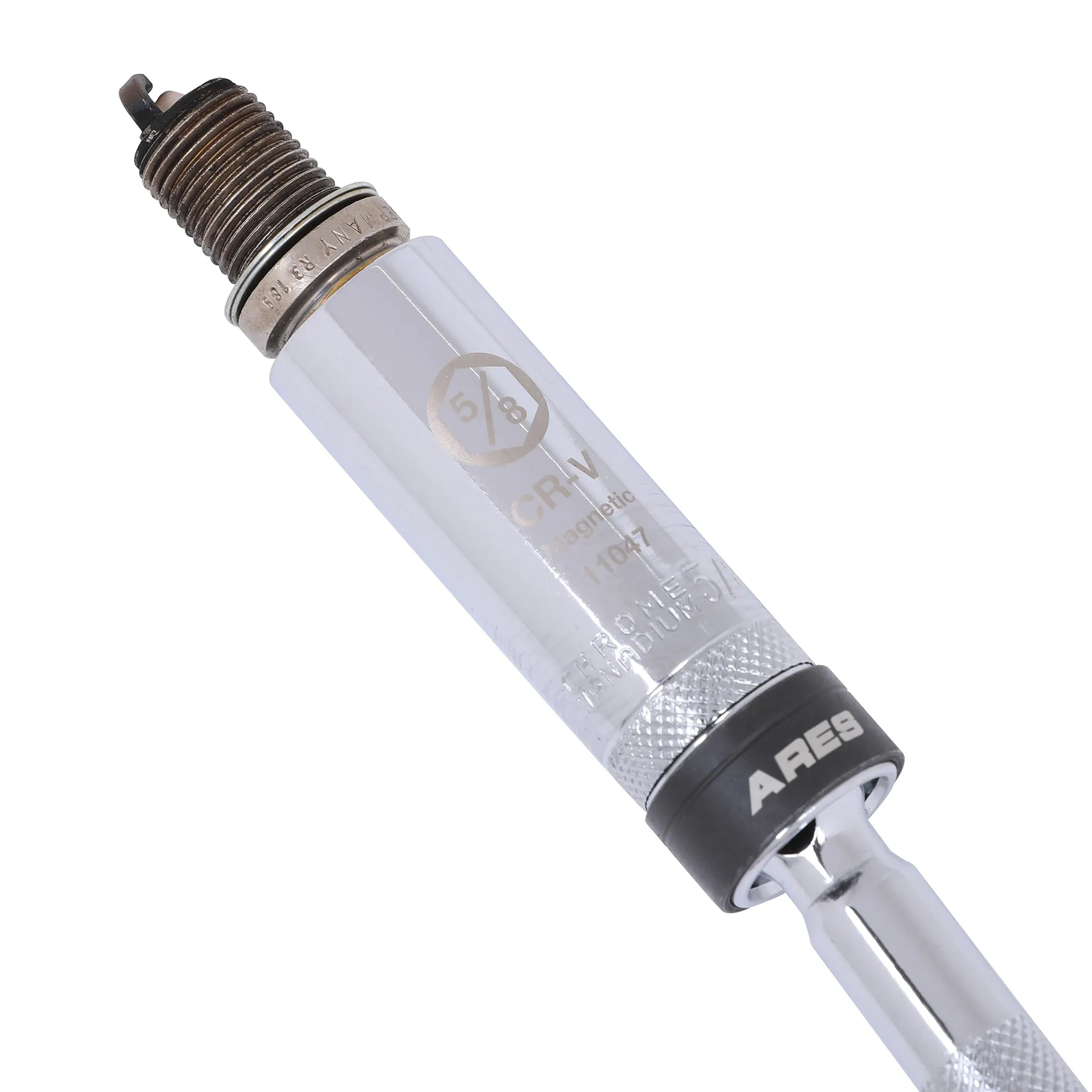 ARES 11047 - 3/8-Inch Drive by 5/8-Inch Magnetic Swivel Spark Plug Socket