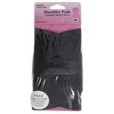 Black Shoulder Pads STD Shape/Set In