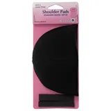 Black Shoulder Pads STD Shape/Set In