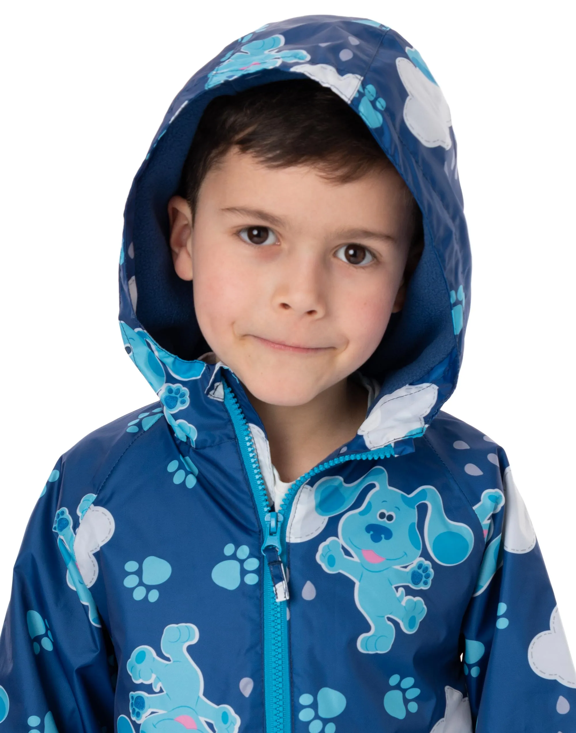 Blue's Clues & You! Kids All In One Raincoat Puddle Suit