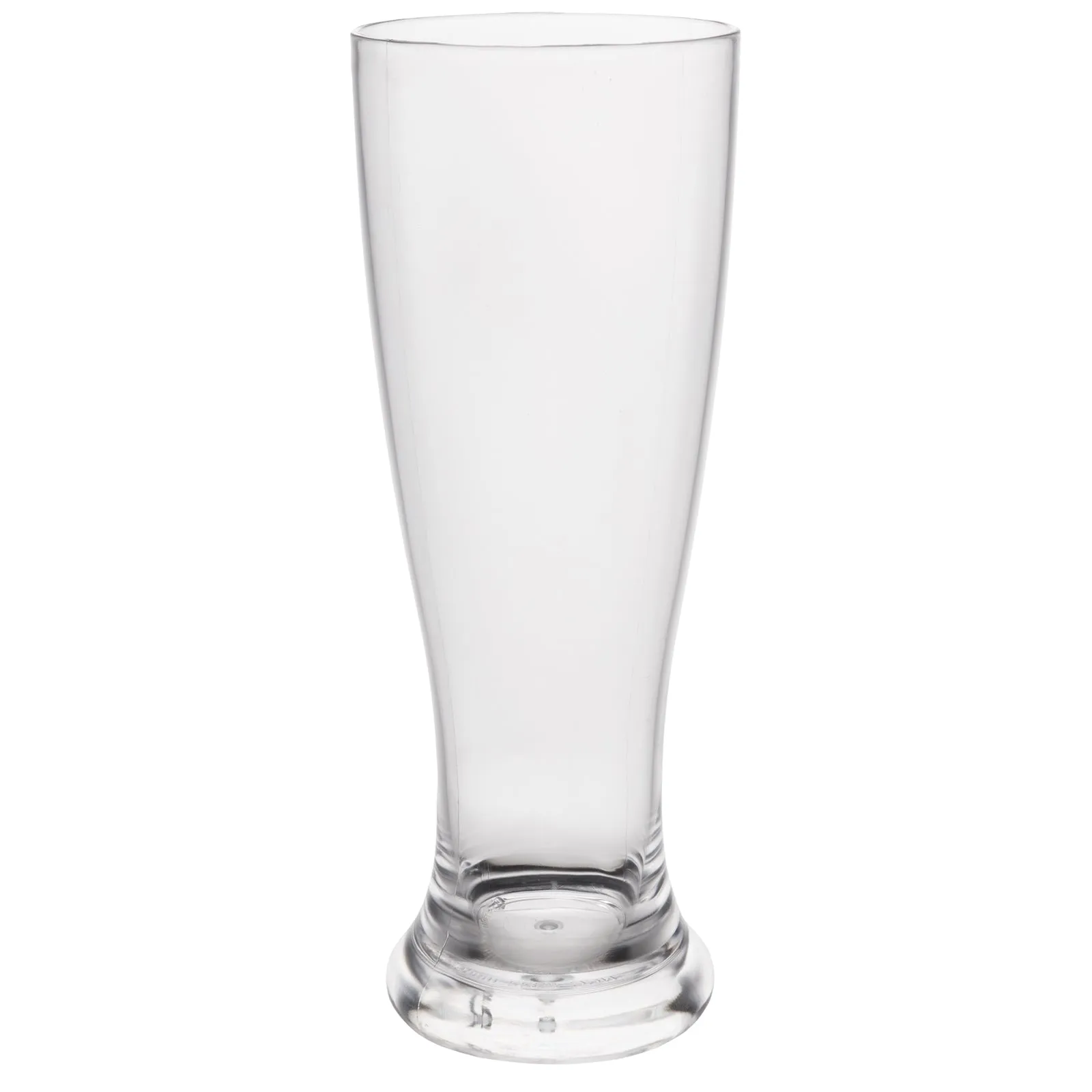 Break Resistant Clear Acrylic Tall Pilsner Beer Glasses, Set of 4-24oz. Perfect for Outdoor
