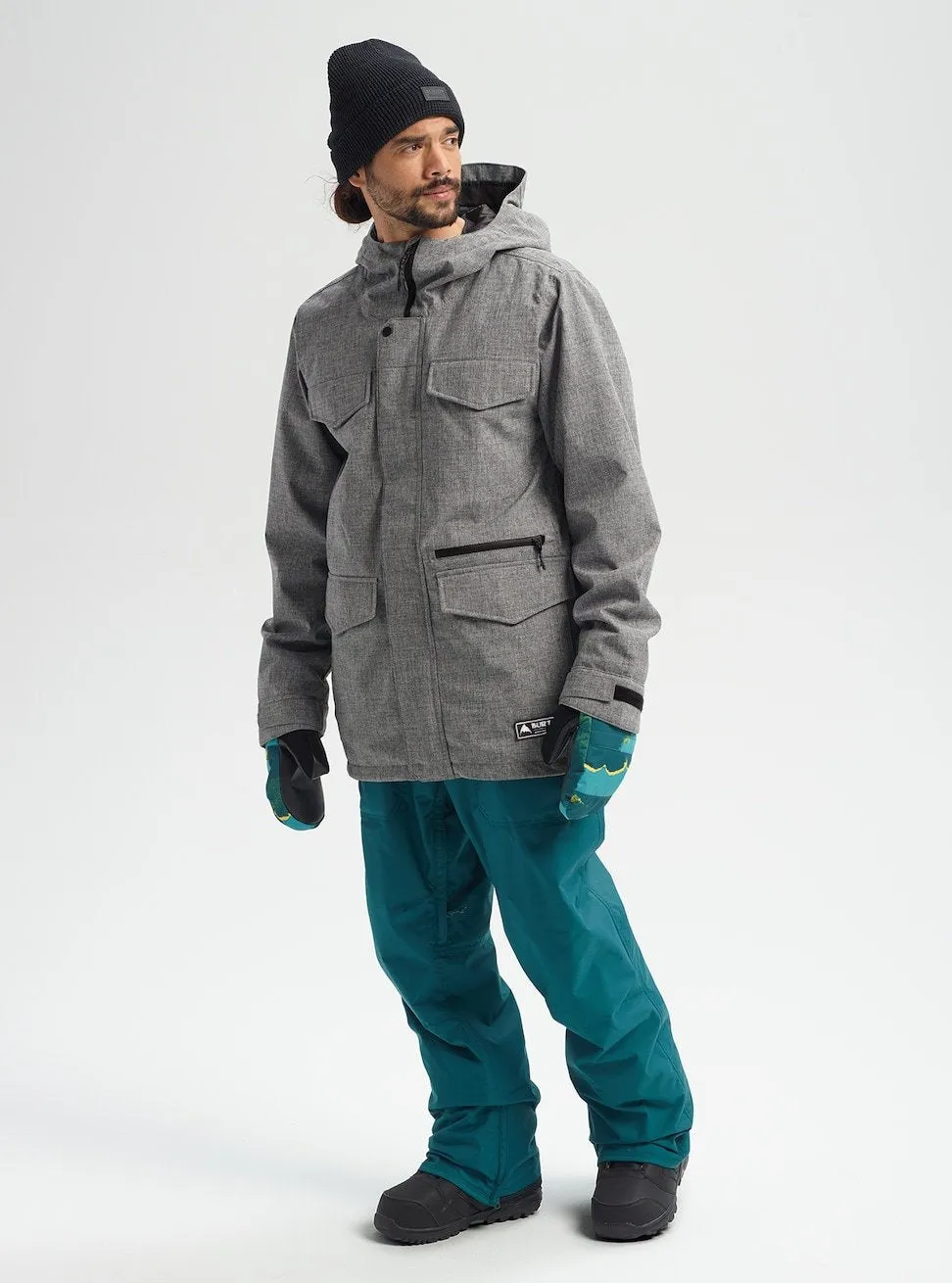 Burton Covert Mens Jacket Bog Heather