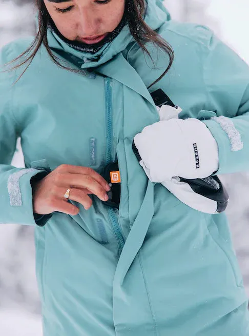 Burton Jet Ridge Jacket Womens 2024 Rock Lichen
