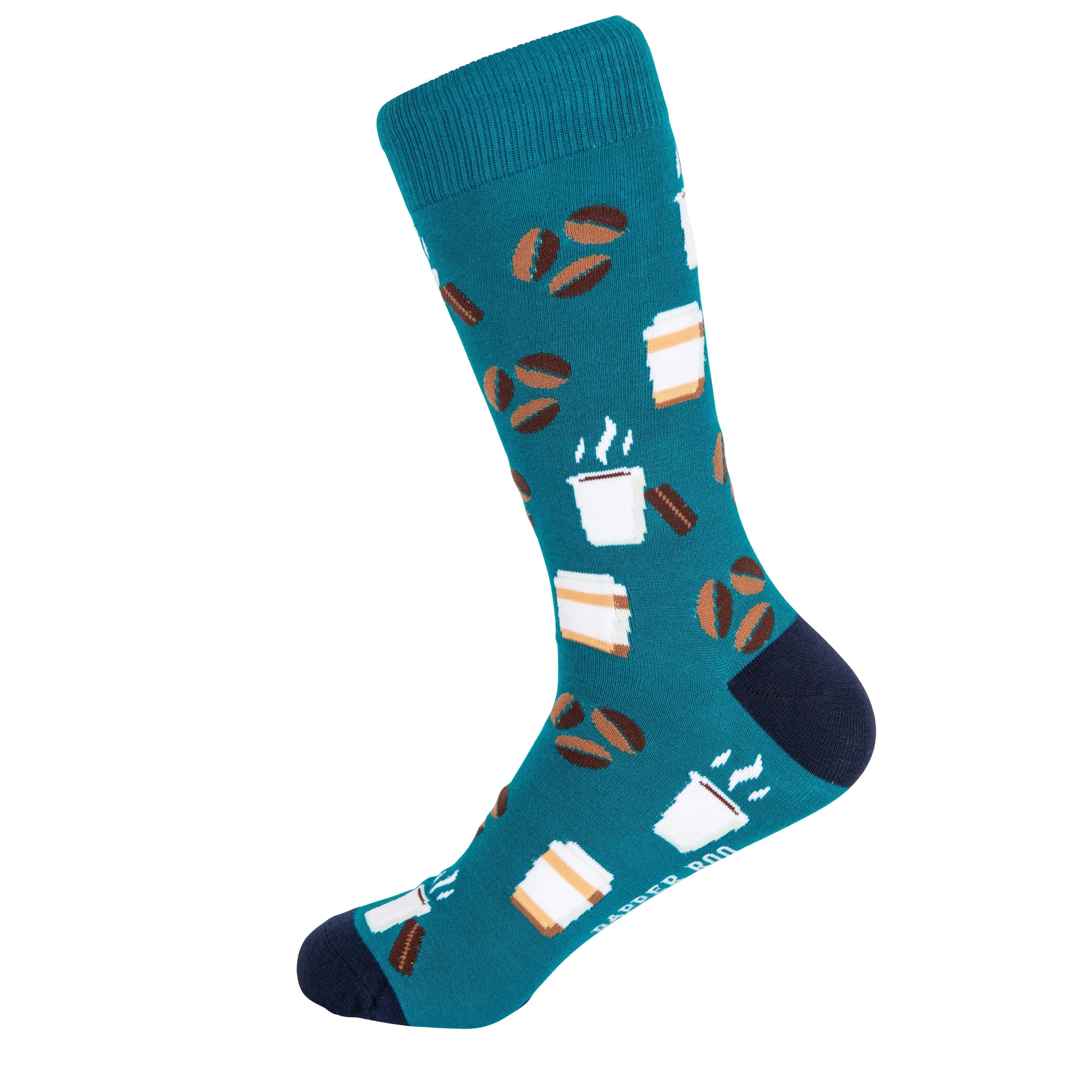 Coffee Devotee Bamboo Socks by Dapper Roo