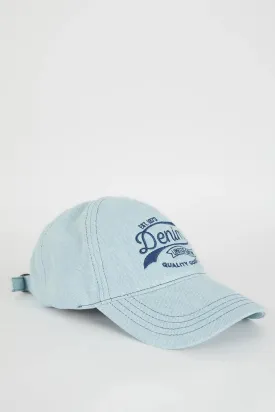 Defacto Women's Embroidered Jean Cap Hats