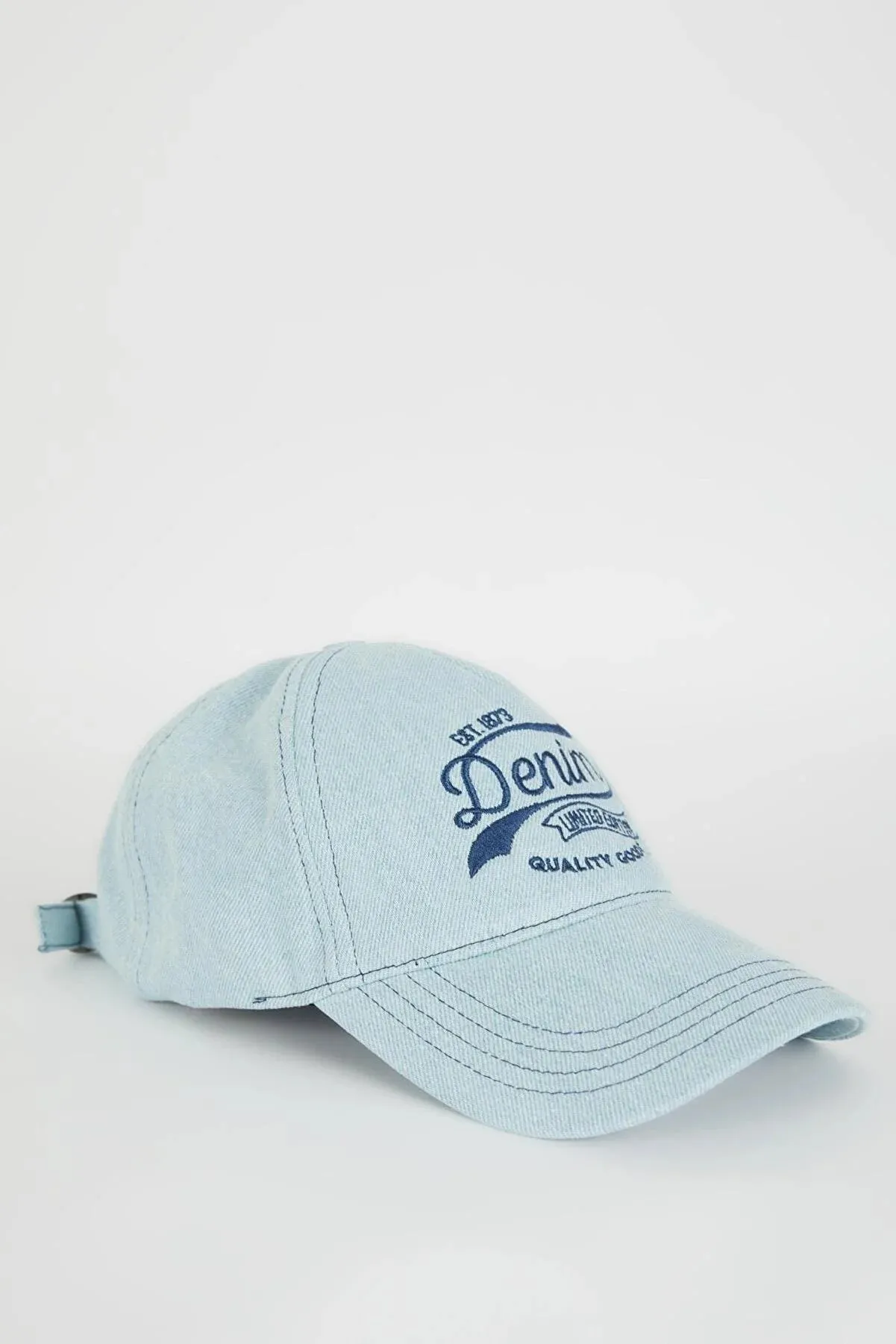 Defacto Women's Embroidered Jean Cap Hats