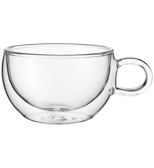 Double Walled Glass Mug, 250ml