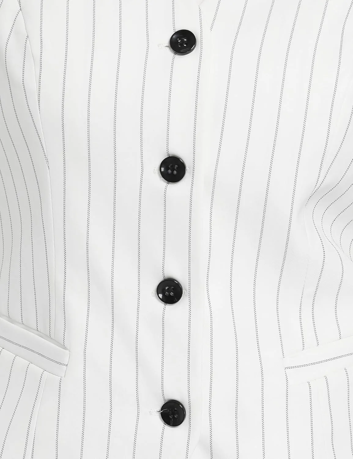 Foucome Women's Formal Regular Fitted Business Dress Suits Button Down Vest Waistcoat