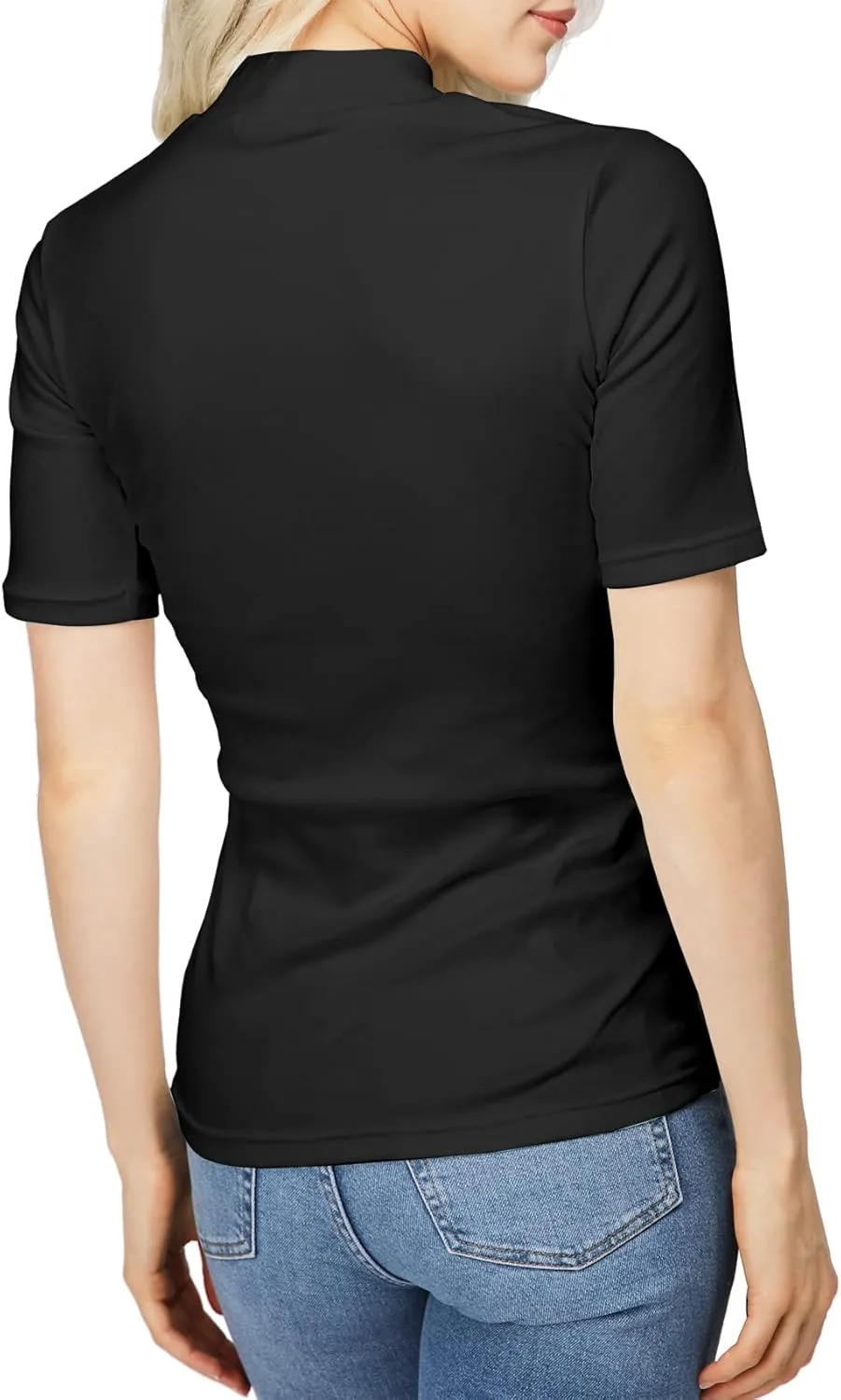 H2H Womens Casual Turtleneck Tops Lightweight Long Sleeve Soft Thermal Shirts Active Sweater