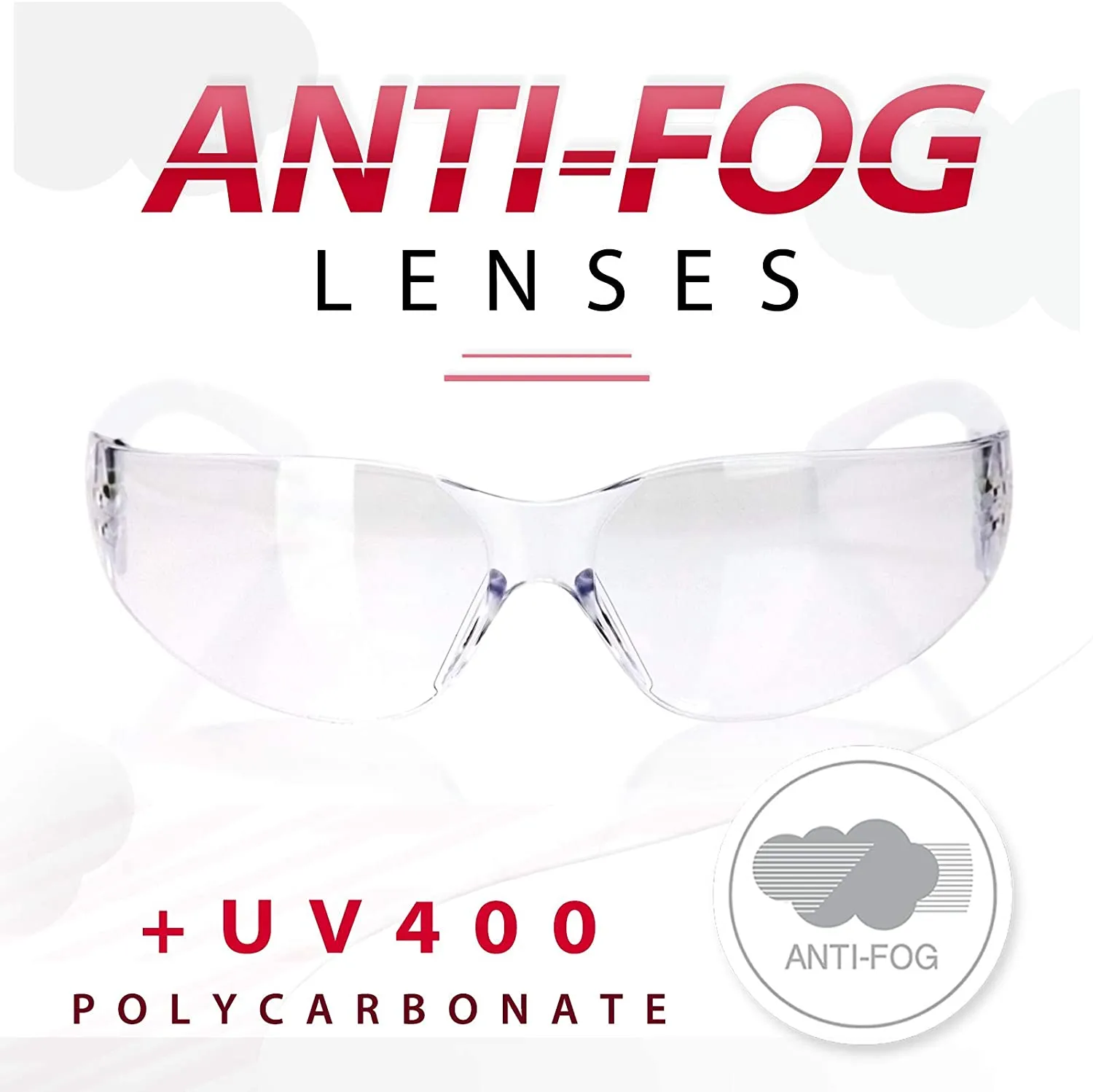 Hyline Anti Fog & Anti-Scratch Safety Glasses, Impact resistant
