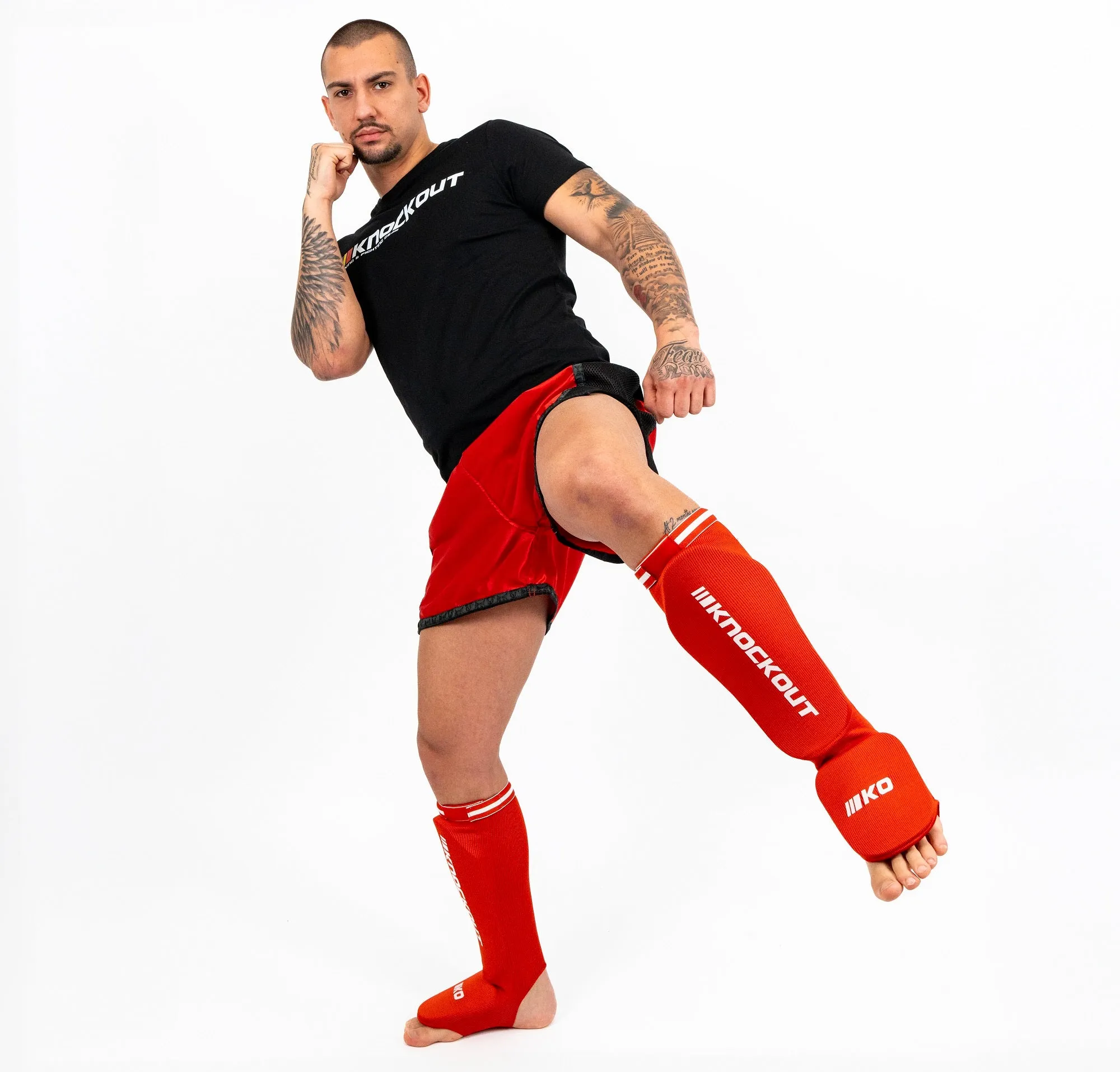 Knockout Cotton Kickboxing V2 Shin Guards