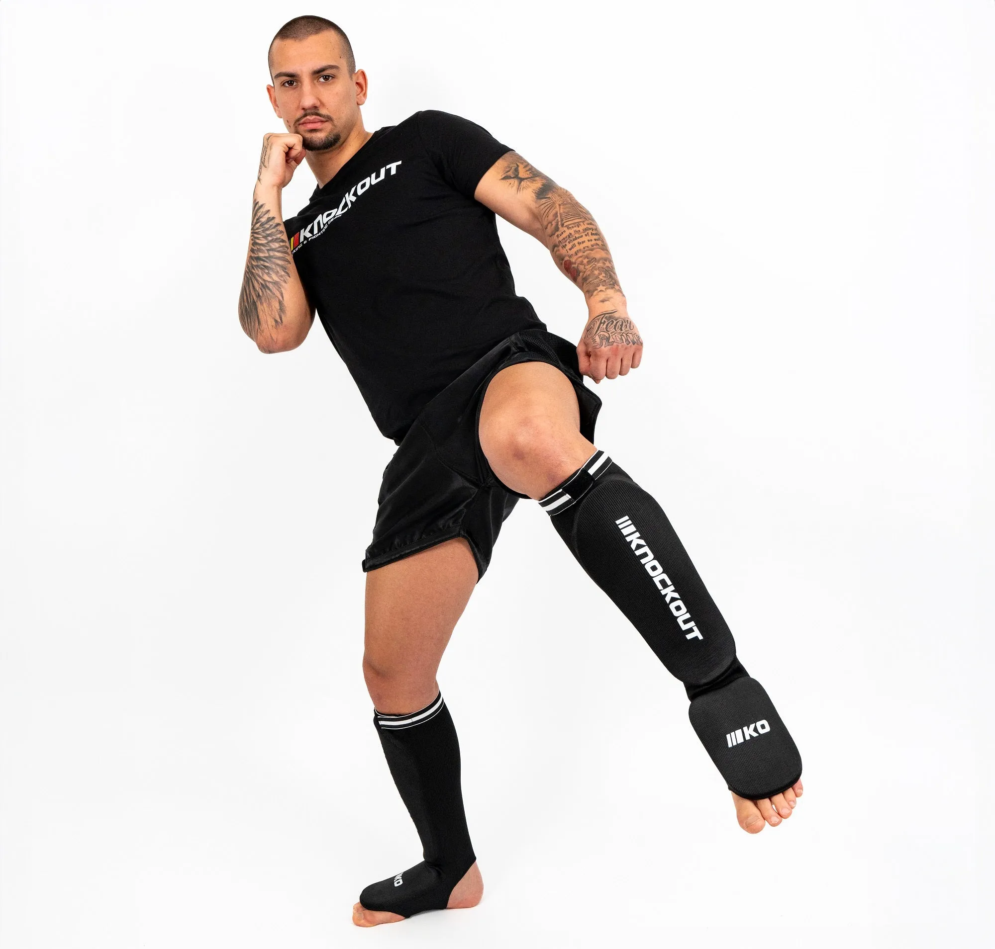 Knockout Cotton Kickboxing V2 Shin Guards