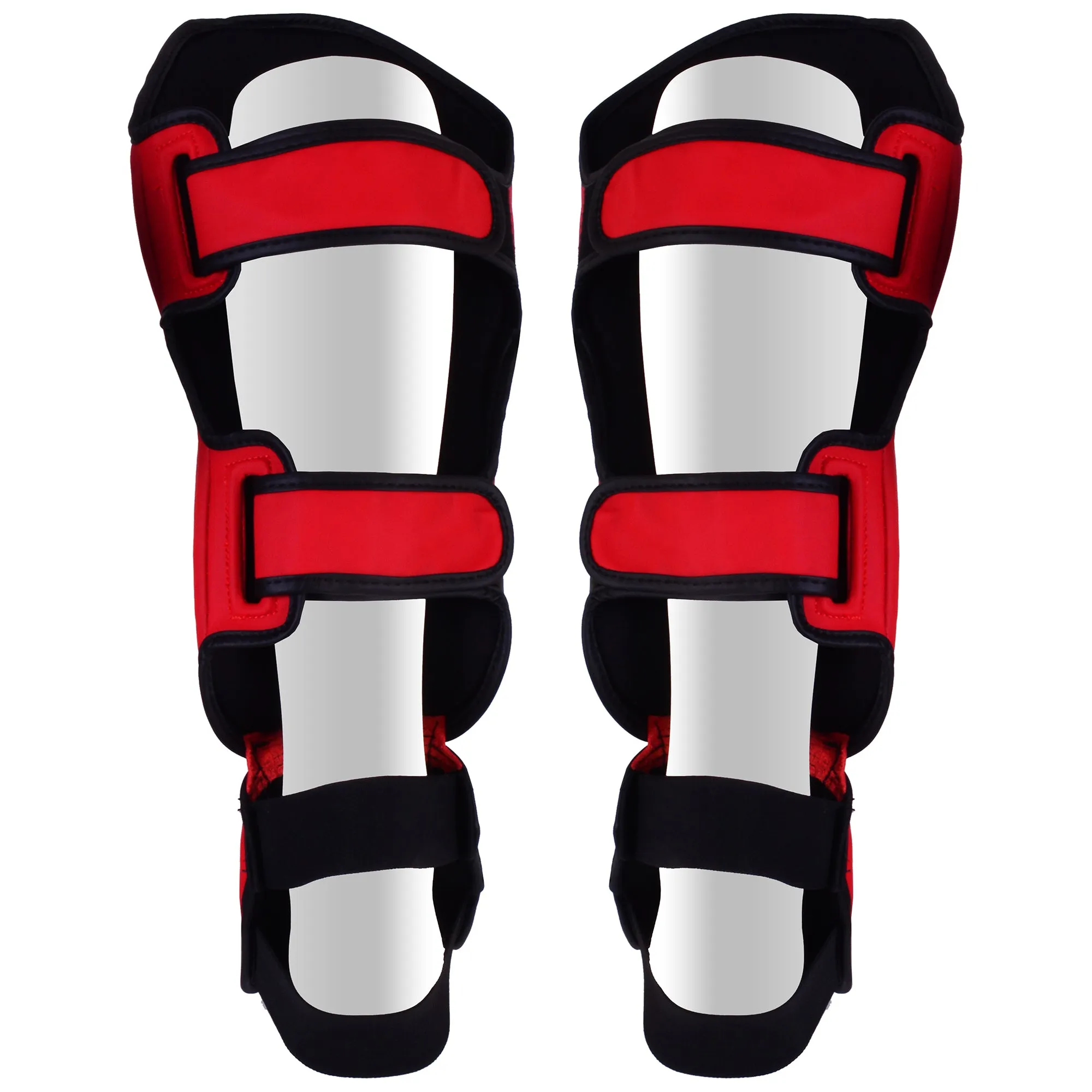 MAR-148E | Red Kickboxing & Thai Boxing Shin & Instep Guards