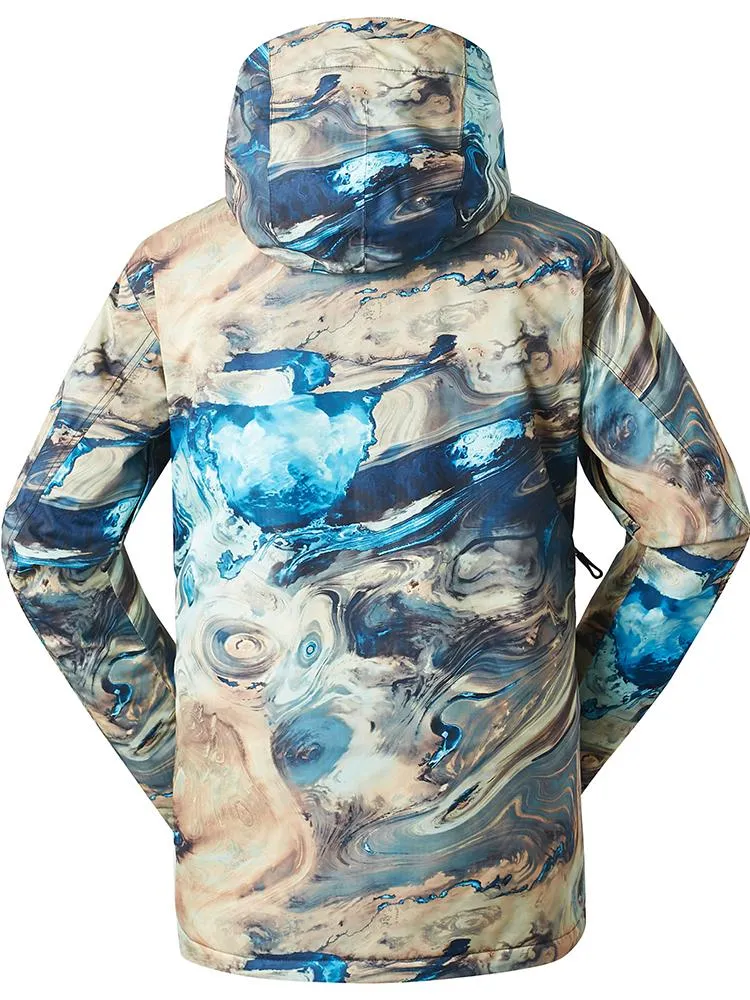 Men's Snowboard Jacket Colorful High Windproof Waterproof Winter Ski Jackets