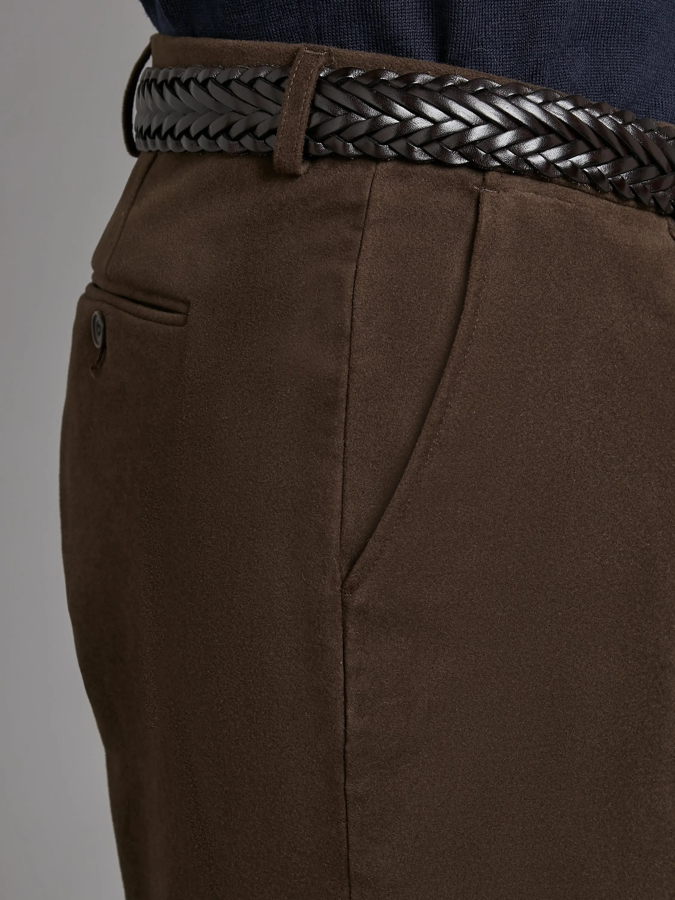 Moleskin Pants - Dark Brown