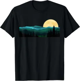 Nature Mountains Adventure Outdoor Wildlife Forest Trees T-Shirt