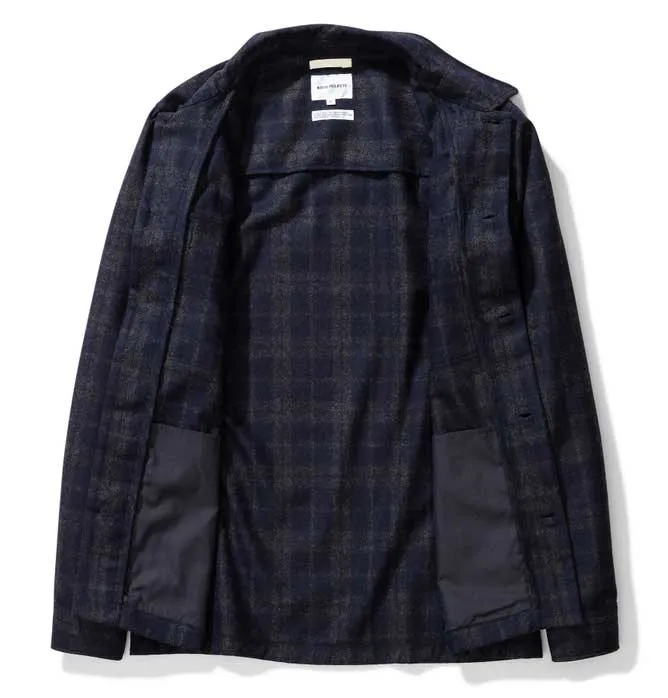 Norse Projects Kyle Wool Shirt – Dark Navy