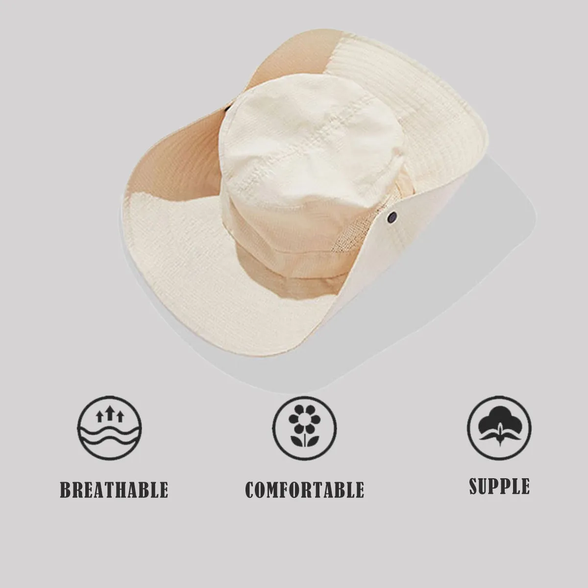 Sidiou Group Women UPF50  UV Protection Summer Mesh Bucket Hat Foldable Wide Brim Sun Hat Fishing Hat