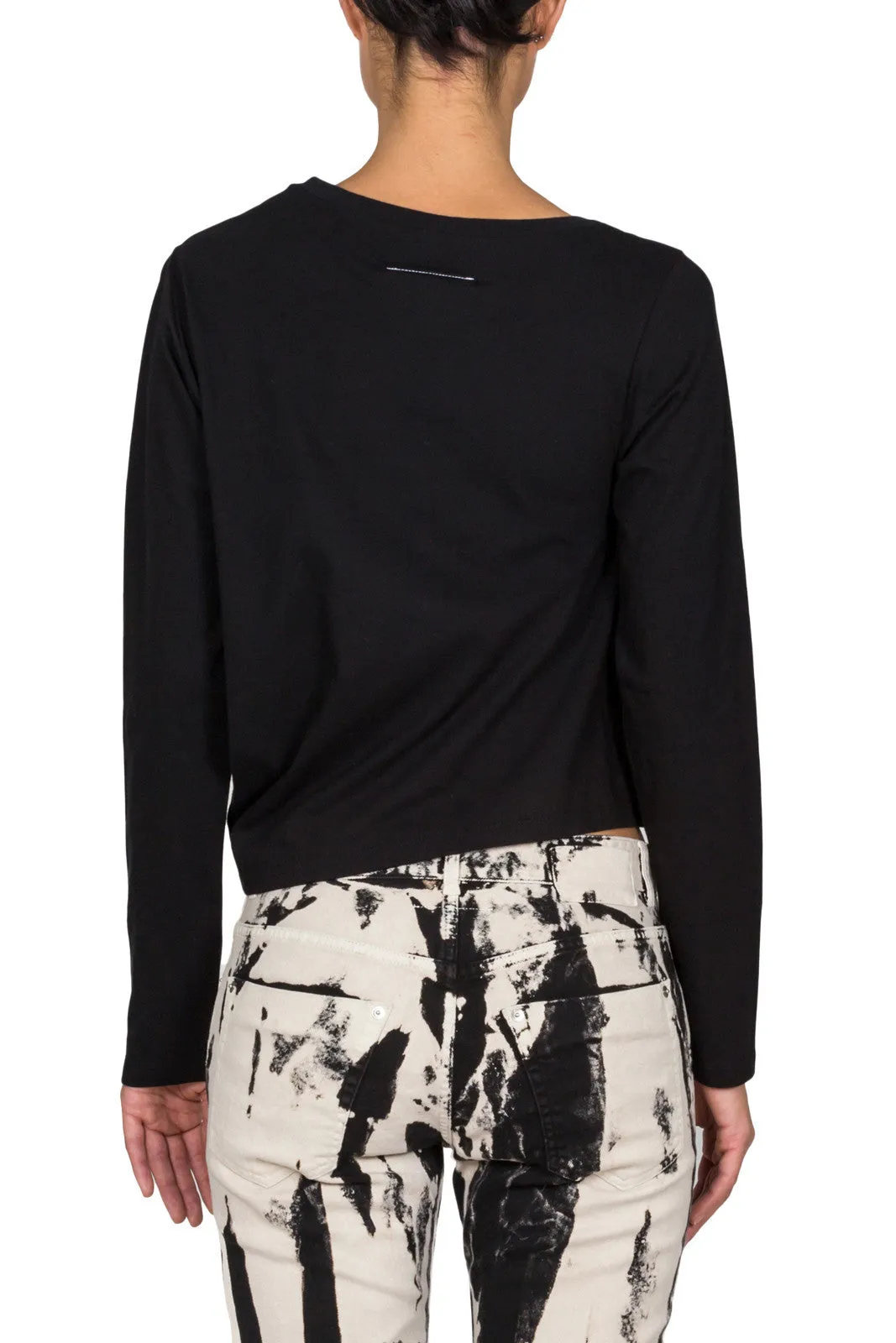 Slashed Shoulder Blouse
