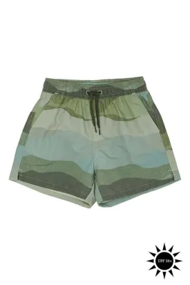 SOFT GALLERY DANDY LANDSCAPE SWIM PANTS