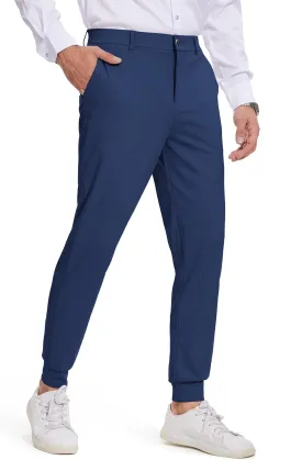 Tapata Men's 29/30/32/34 Inseam 4-Way Stretch Golf Joggers Slim Fit Regular Tall Athletic Sweatpants Casual Dress Pants