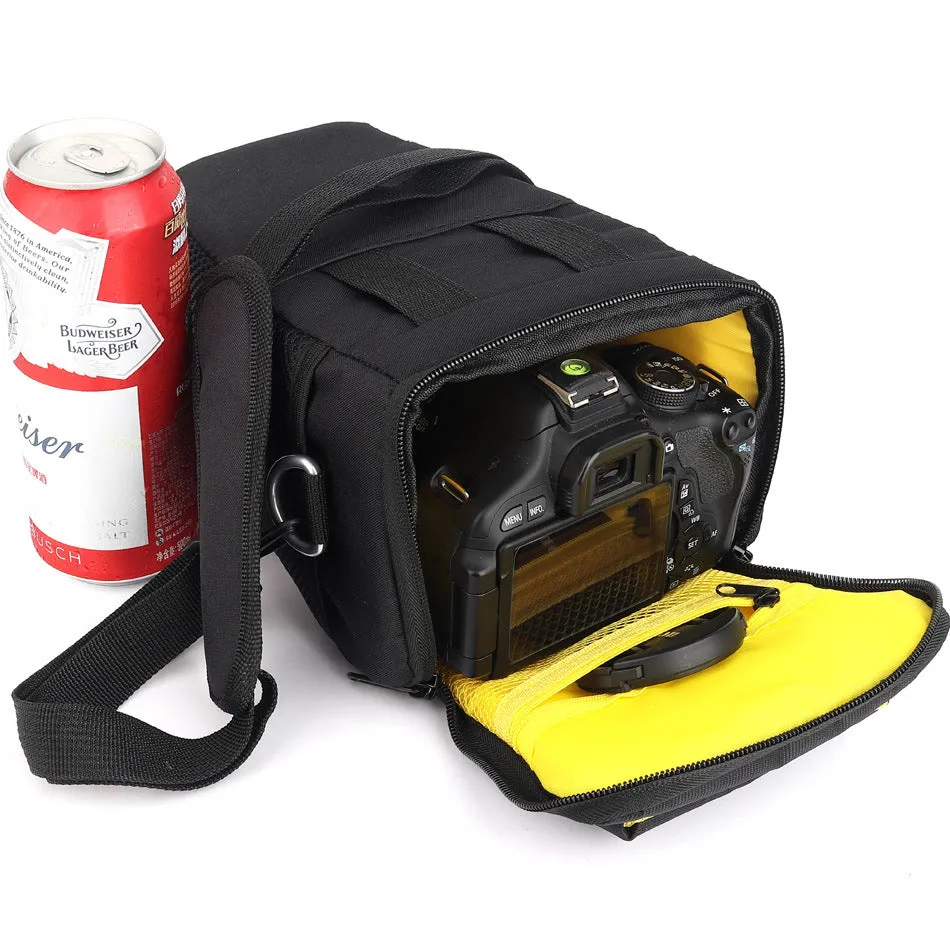Waterproof triangle camera bag for Canon Nikon one-shoulder camera bag