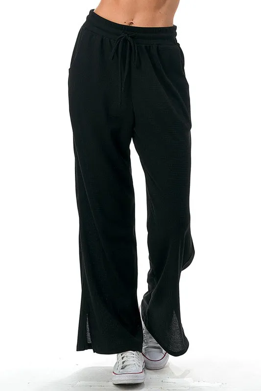 Wide Leg Thermal Pant